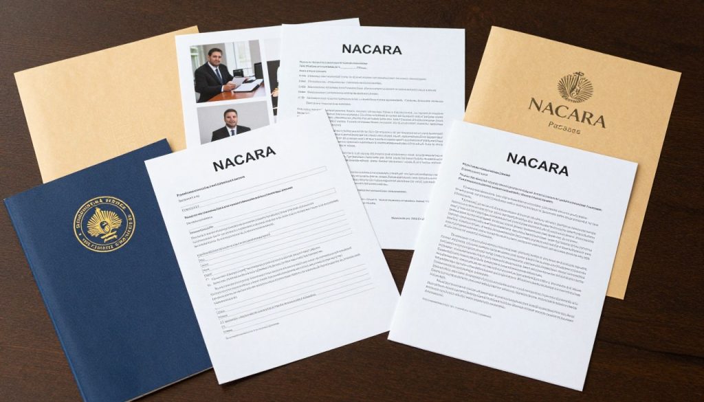 Complete NACARA application package ready for filing