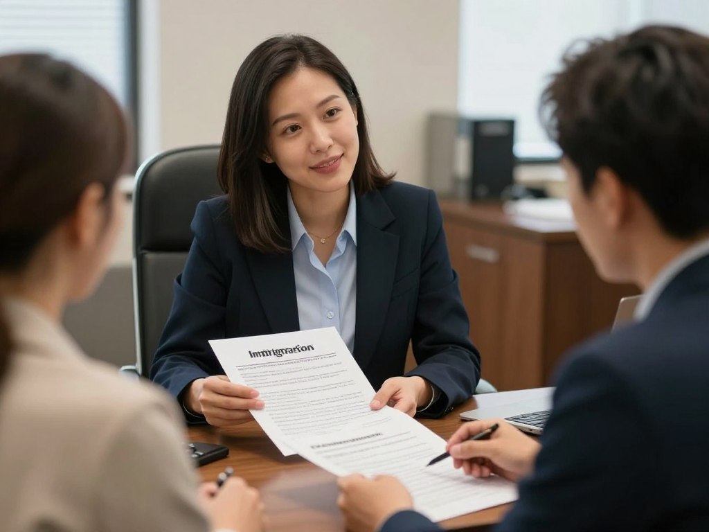 Consulta estratégica de abogado de inmigración con cliente en California sobre proceso migratorio
