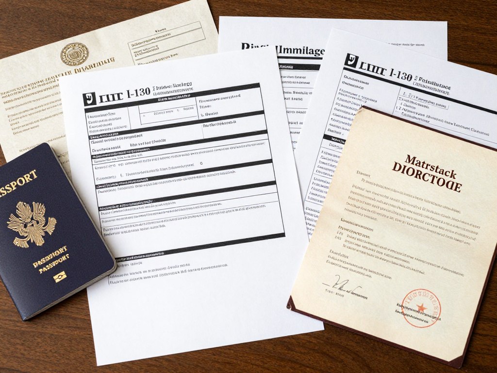 Documentos de petición familiar I-130 con requisitos legales para ciudadanos y residentes permanentes Documentos de petición familiar I-130 con requisitos legales para ciudadanos y residentes permanentes