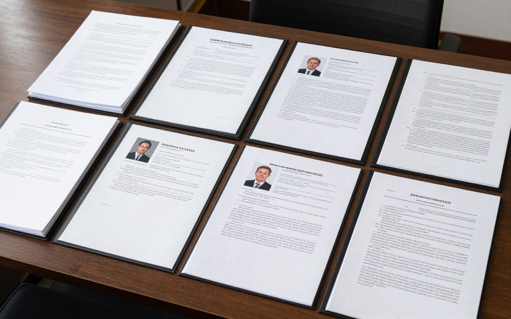 Documentos legales de asilo defensivo con evidencia