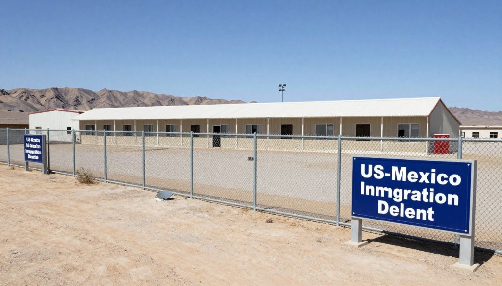 Instalación de detención en la frontera